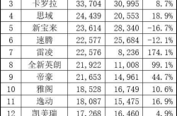 6月汽车销量排行,新能源车型崛起，传统车企稳中求进